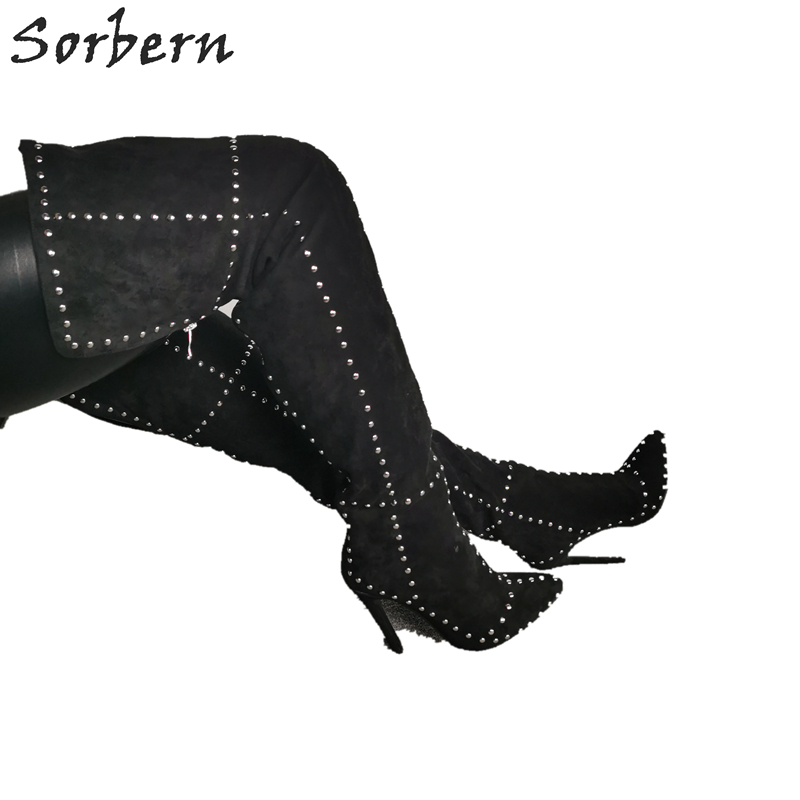 Women'S Shoes Vegan - Sorbern botas femininas de salto alto