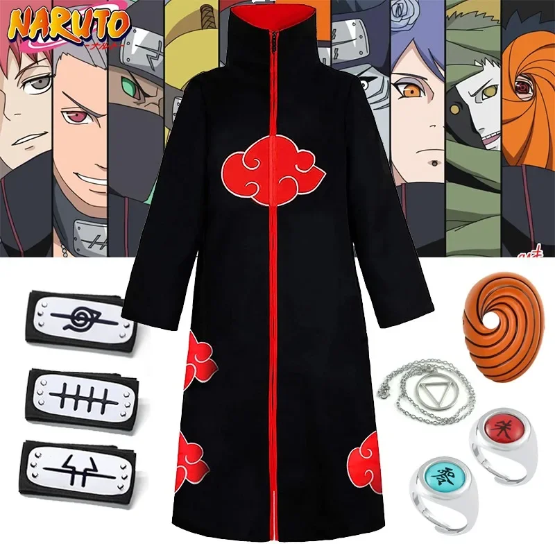 Women Shoes Xxl - Conjunto de Fantasias Cosplay Naruto Akatsuki