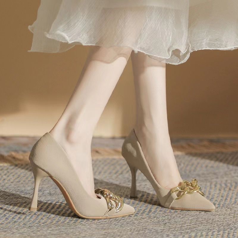 Women Shoes Quick Delivery - Mulher dedo do pé apontado bombas