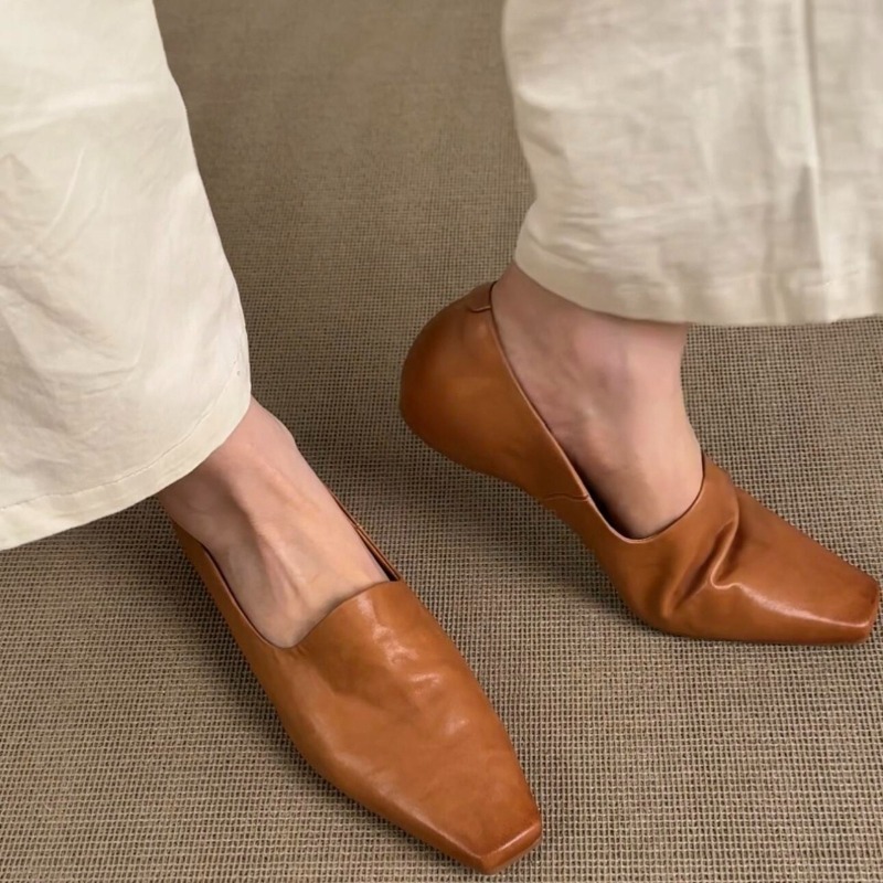 Women'S Shoes For Flat Feet - Sapatos Retro Femininos Slip-on Estilo Britânico