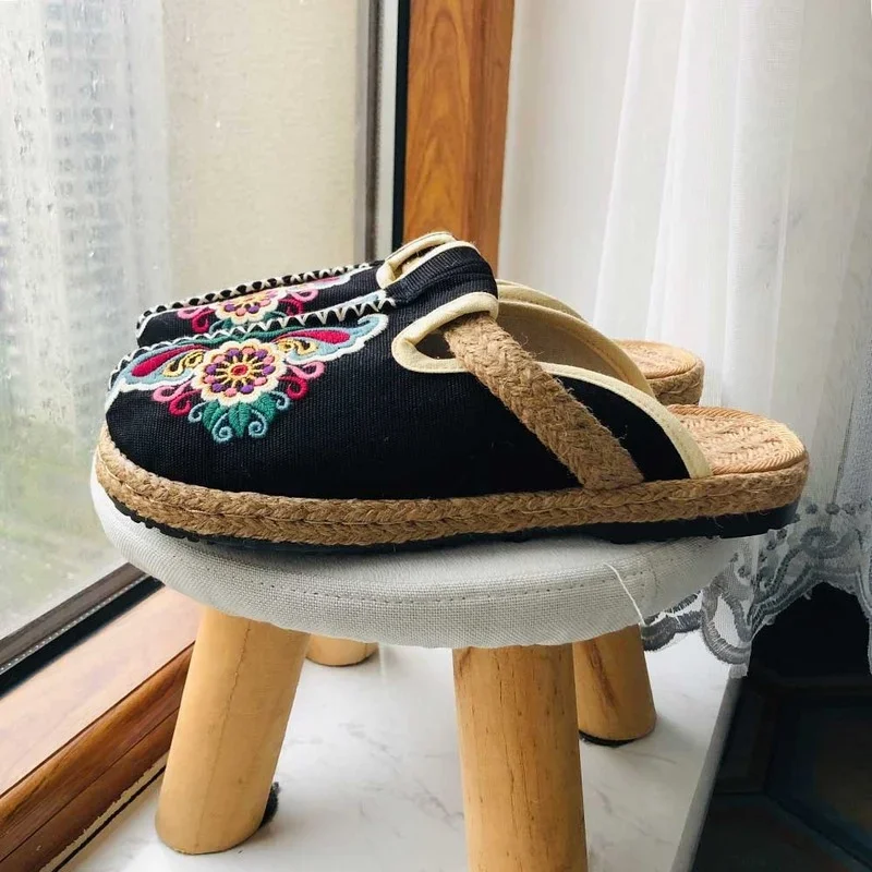 2025 feminino casual linho art - Women'S Shoes Vegan avaliação e preço