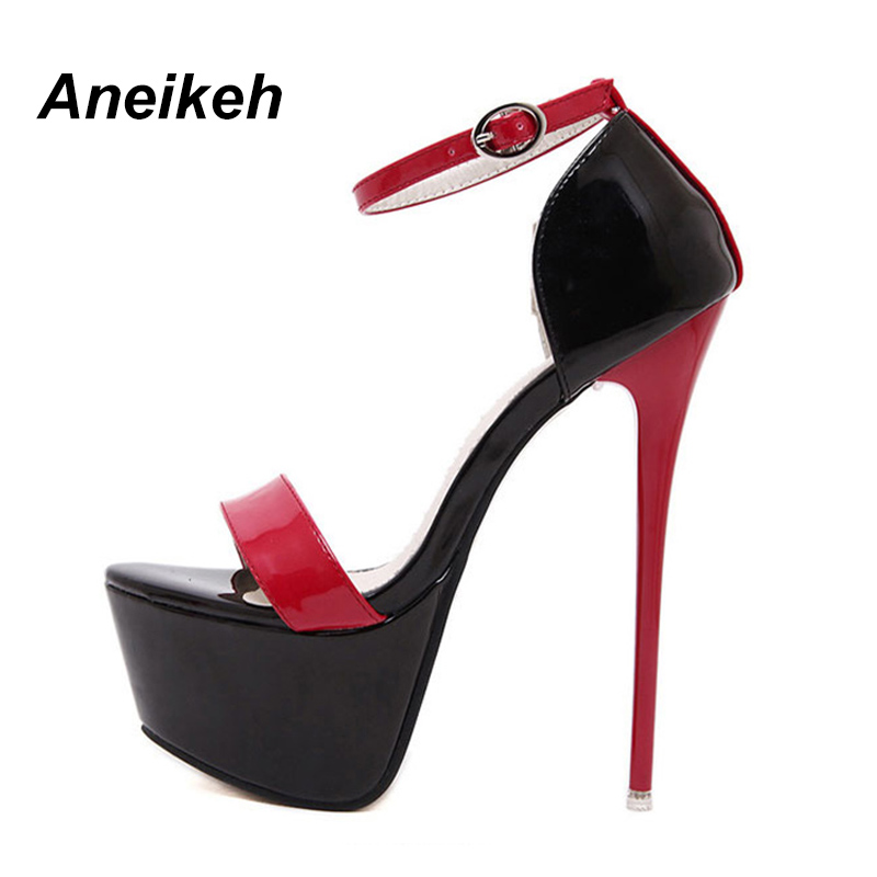 Sandálias de Salto Alto Peep T - Women'S Shoes Big Feet avaliação e preço