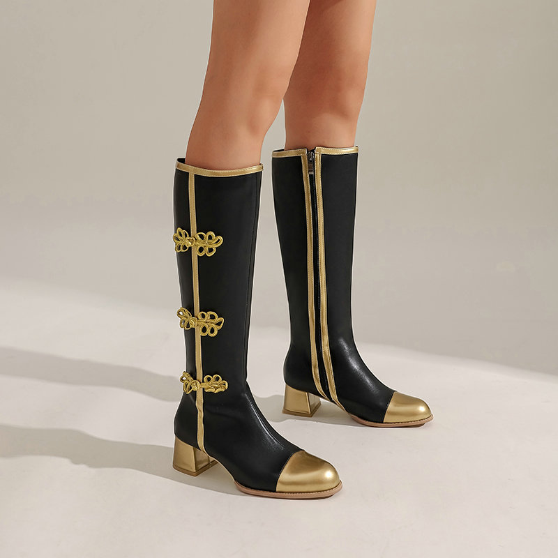 Tamanho grande moda joelho bot - Women'S Shoes Big Feet avaliação e preço