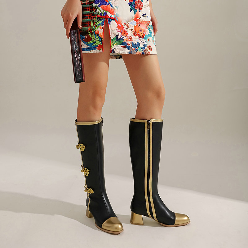 Tamanho grande moda joelho bot - Women'S Shoes Big Feet avaliação e preço