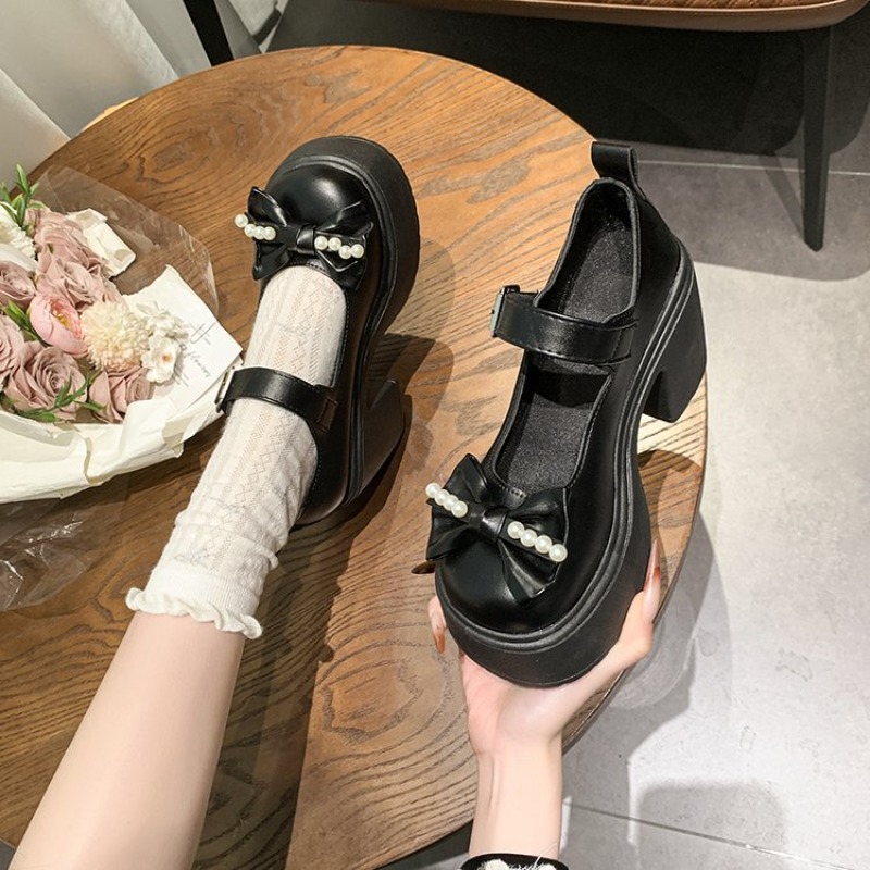 Sapatos Lolita 2026 Pretos com - Slingback Pumps Women avaliação e preço