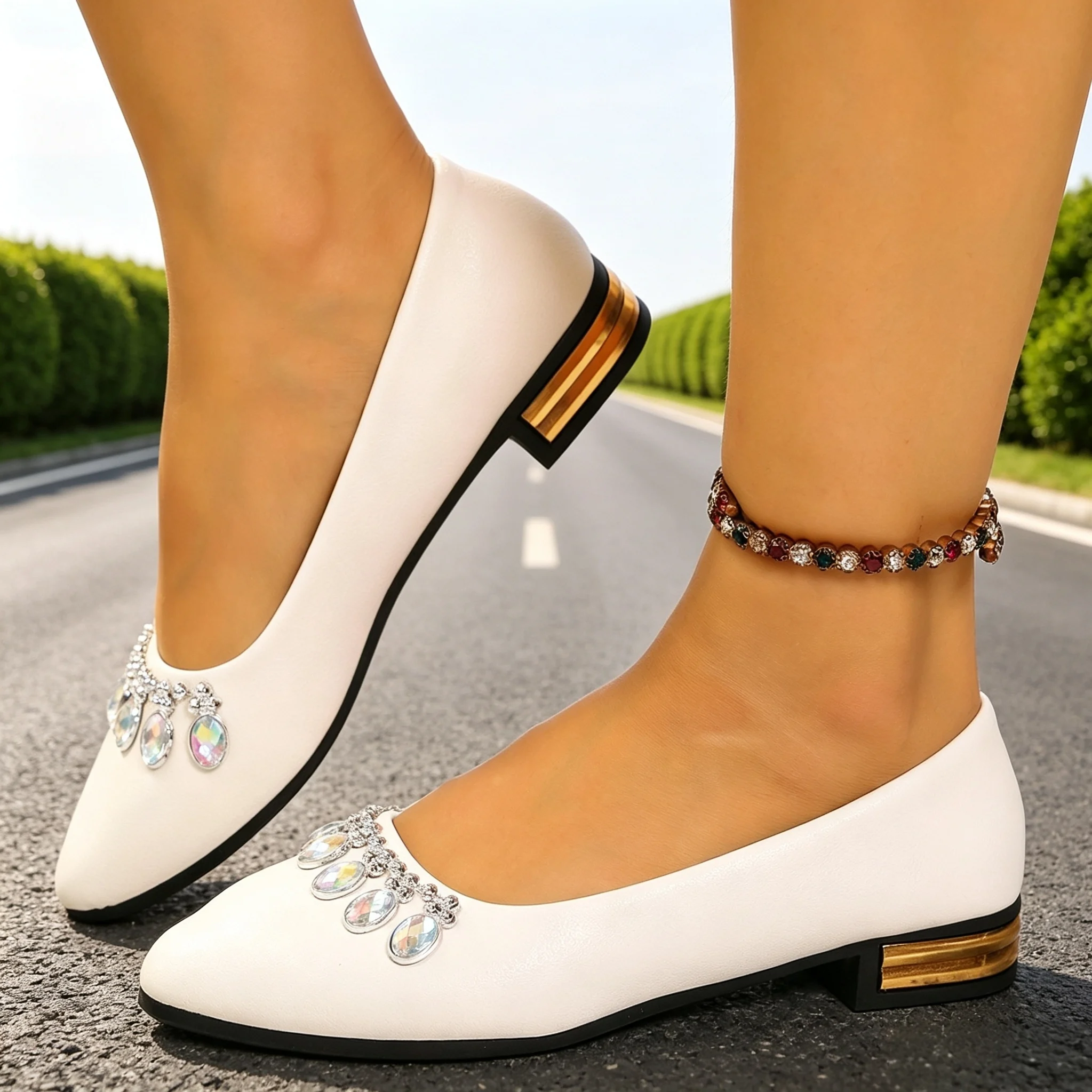 Sapatilhas Femininas de Bico F - Women'S Shoes For Flat Feet avaliação e preço