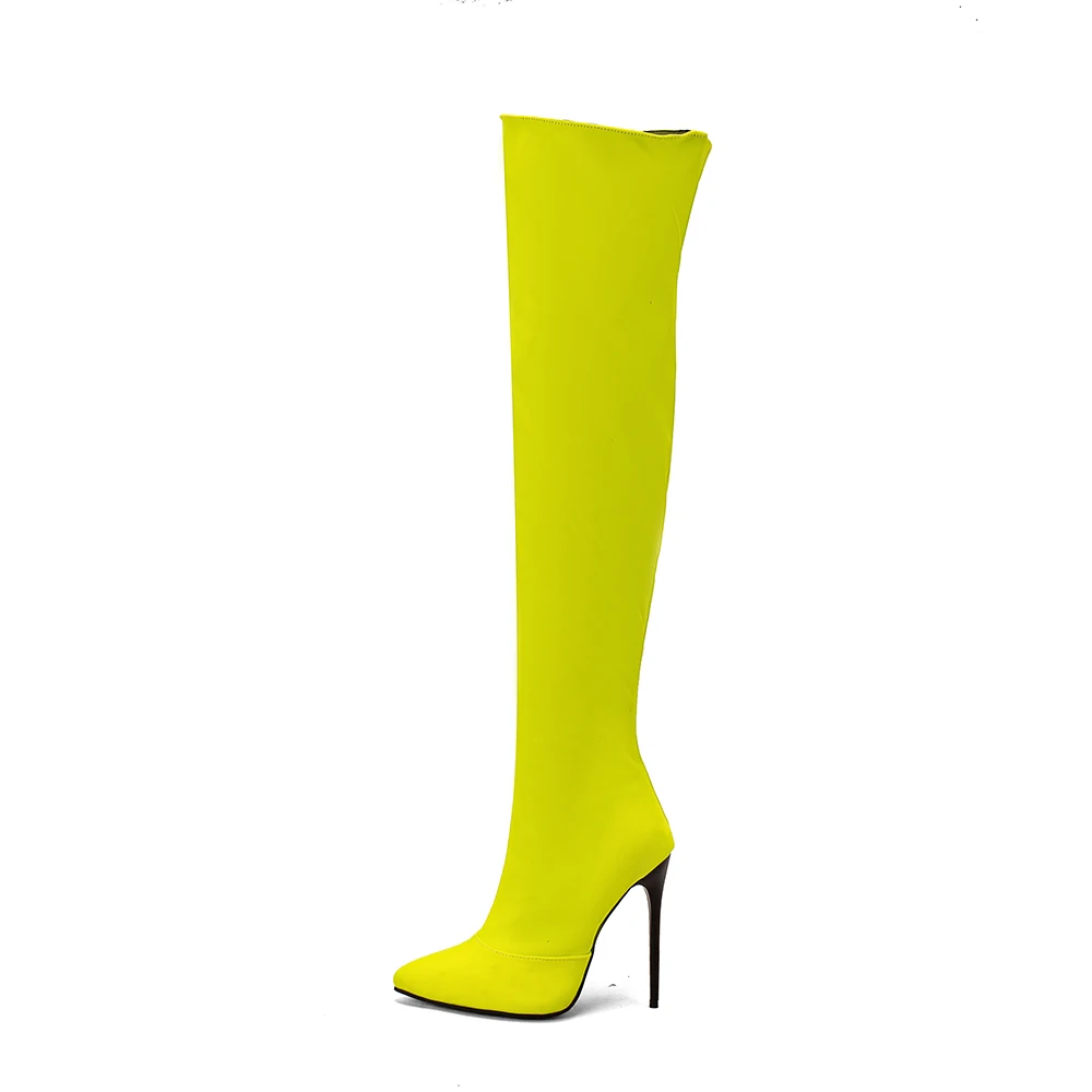 Novo inverno glamour laranja a - Women'S Shoes Big Feet avaliação e preço