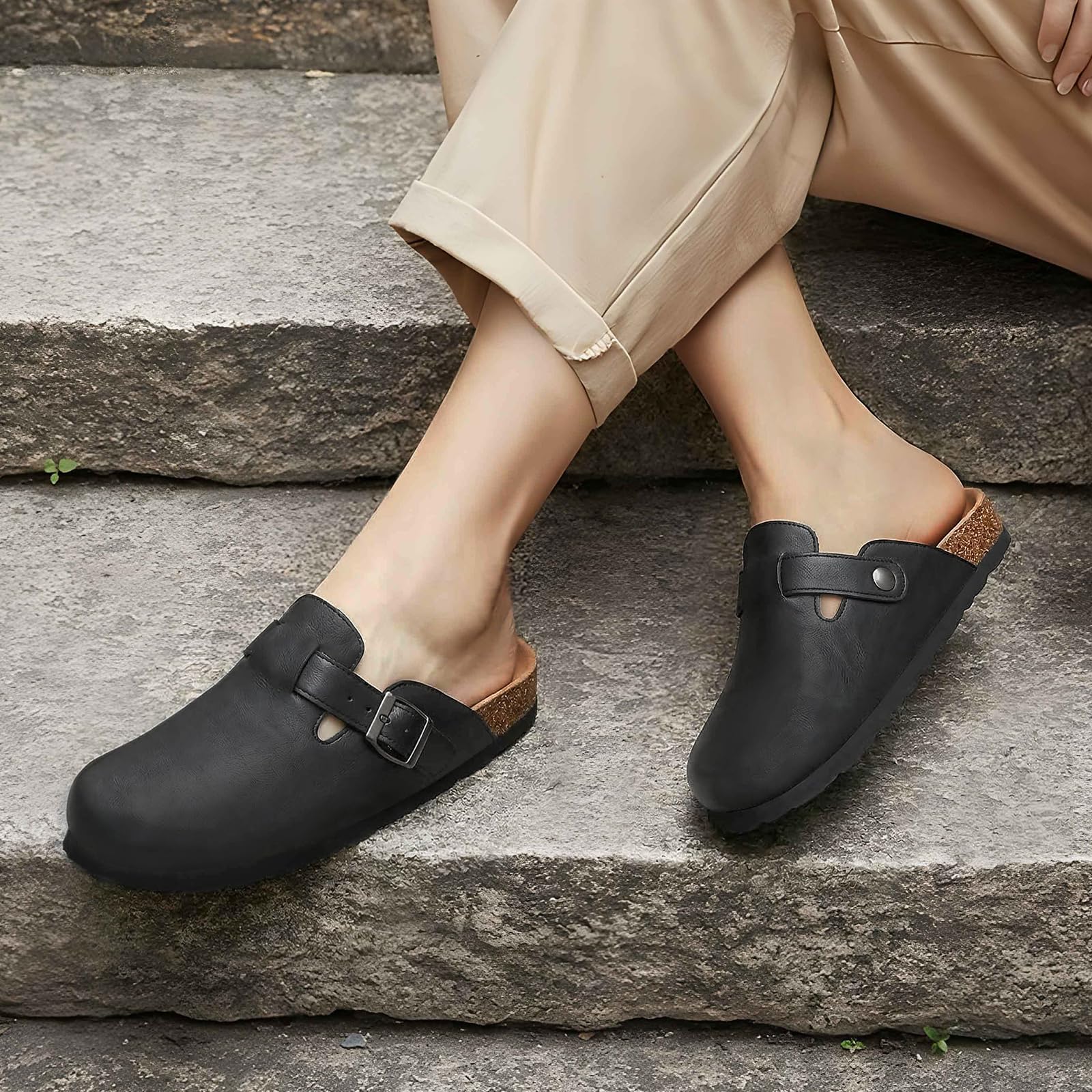 Litfun Tamancos e Mules de Cou - Women'S Shoes Vegan avaliação e preço