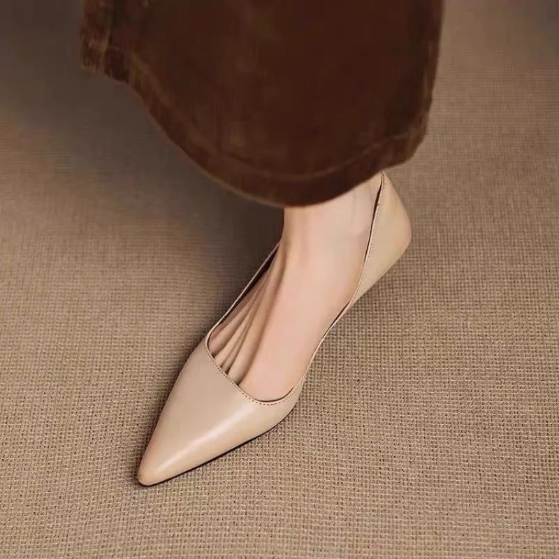 Salto agulha feminino bico fin - Slingback Pumps Women avaliação e preço